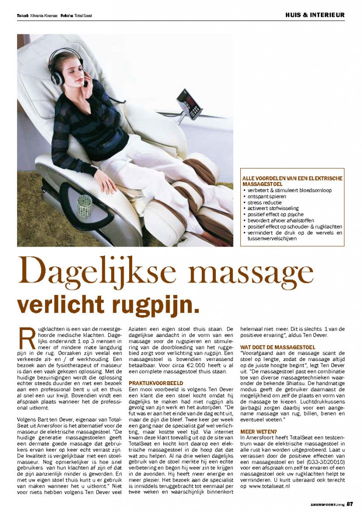 Amersfoort Living juni 2013 redactioneel artikel